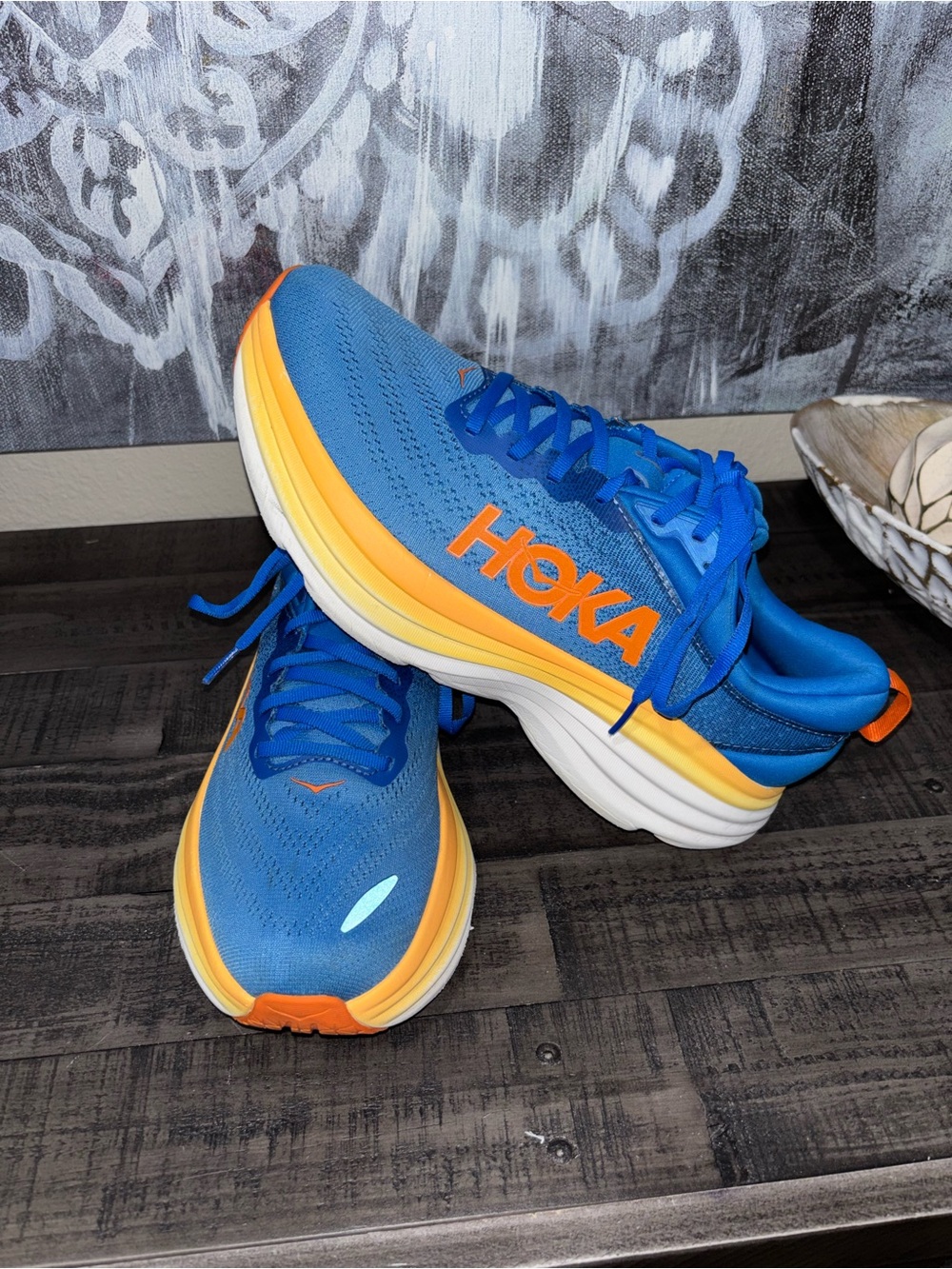 Hoka Men's Bondi 8 SZ 9.5 - Picture 8 of 13